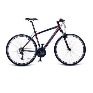 Pánsky crossový bicykel 4EVER Credit 28'' - model 2017 - čierno-oranžová