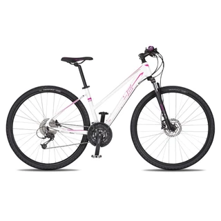 Women’s Cross Bike 4EVER Pulse Disc 28” – 2019 - White-Pink