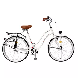 Dámsky mestský bicykel DHS Cruiser 2602A 26" - model 2014 - ružová - biela