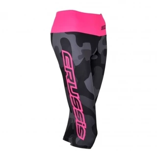 Knee Length Leggings CRUSSIS Gray-Pink - Camu Pink - Camu Pink