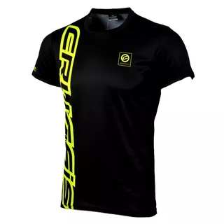 Men’s Short Sleeved T-Shirt CRUSSIS Black-Yellow