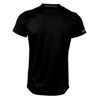 CRUSSIS Herren T-Shirt schwarz-gelb - schwarz-fluo gelb