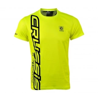 Pánske tričko s krátkym rukávom CRUSSIS fluo žlté - fluo žltá - fluo žltá