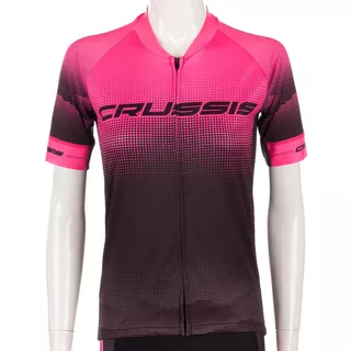 Crussis Damen Radtrikot mit kurzen Ärmeln