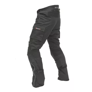 Textile moto trousers Spark Challenger - Black