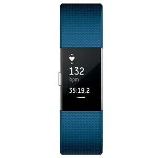 Fitness náramok Fitbit Charge 2 Blue Silver