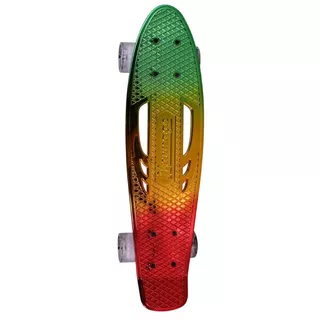 Penny board Karnage Chrome Retro Transition - Czerwono-żółto-zielony