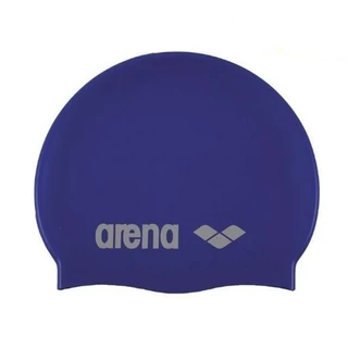 Plavecká čepice Arena Classic Silicone - fluo zelená - modrá