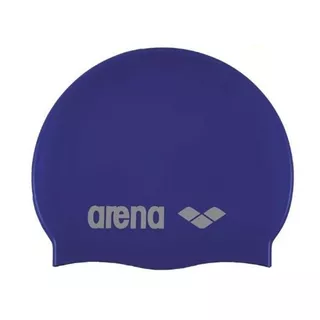 Swim Cap Arena Classic Silicone - Black - Blue