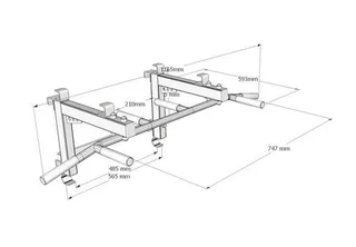 BenchK PB 710B húzódzkodó