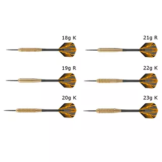 Darts nyilak Harrows Club Brass Steel 3db