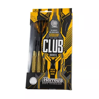 Šípky Harrows Club Brass Steel 3ks - 18g K