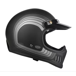 Moto prilba Lazer Cross TT Line Grey - Black Grey Matt