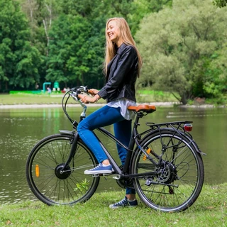 Women’s Trekking E-Bike TrybEco Luna 28” - White