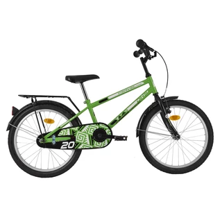 Rower dziecięcy DHS Travel 2001 20" - model 2016 - Zielony