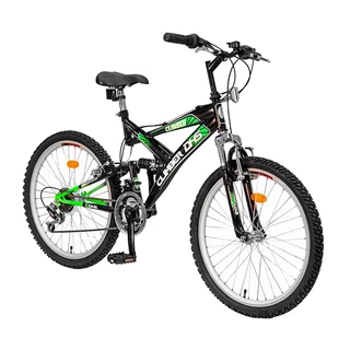 Detský bicykel DHS Climber 2042 - model 2011 - čierno-zelená
