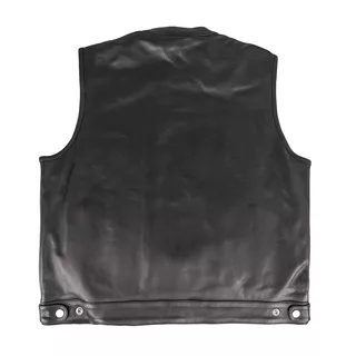 Leather Motorcycle Vest W-TEC Delasola