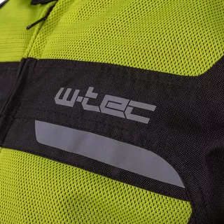 Nyári motoros kabát  W-TEC Saigair - Fluo Sárga-Szürke