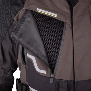 Moto bunda W-TEC Daimick - černo-šedá