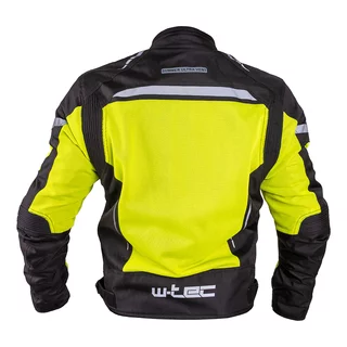 Men’s Summer Motorcycle Jacket W-TEC Saigair - Fluo Yellow-Gray, M