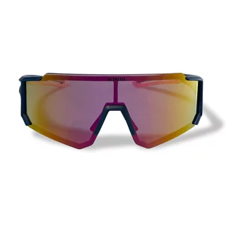 Športové slnečné okuliare Altalist Legacy 2 - tmavo modrá s ružovými sklami
