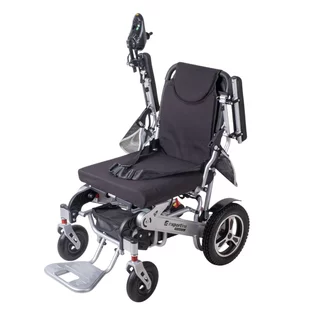 Elektromos kerekesszék inSPORTline Hawkie Basic II 500W, lábtartó, kartámasz, elektromágneses fék, 6 km/h - zöld