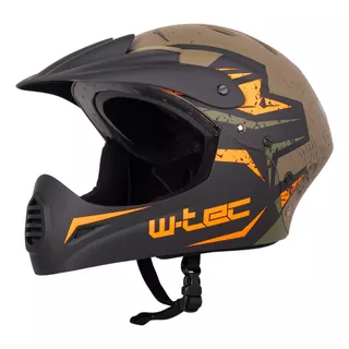 Каска Downhill W-TEC Campanero- зелен мат