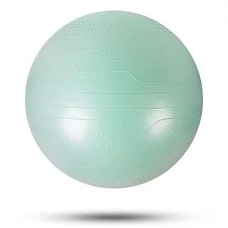 Piłka gimnastyczna inSPORTline Stretch Ball 55 cm - Czarny - Miętowy