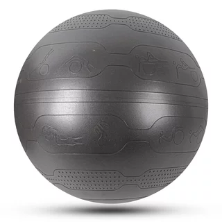 Piłka gimnastyczna fitness inSPORTline Stretch Ball 75 cm - Czarny - Czarny