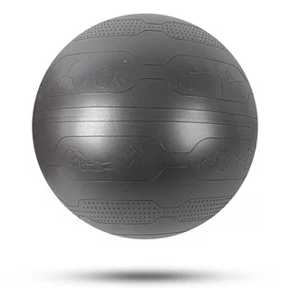 Piłka gimnastyczna inSPORTline Stretch Ball 55 cm - Czarny