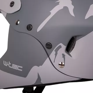 Каска Downhill W-TEC Campanero- сив мат
