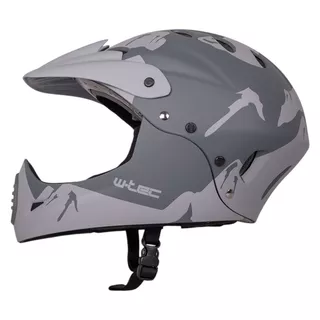 Каска Downhill W-TEC Campanero- сив мат