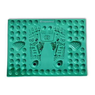 Foot Massage Mat inSPORTline Tilsipur 39 x 29 cm - Red