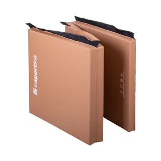 Skládací gymnastická žíněnka inSPORTline Trifold 180x60x5 cm - červená