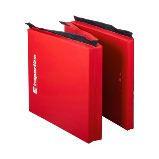 Skládací gymnastická žíněnka inSPORTline Trifold 180x60x5 cm - hnědá