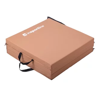 Skládací gymnastická žíněnka inSPORTline Trifold 180x60x5 cm - červená