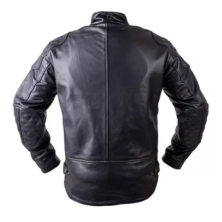 Leather Motorcycle Jacket W-TEC Valebravo - Black