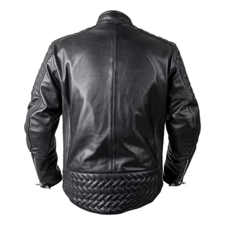 Kožená moto bunda W-TEC Elcabron - černá