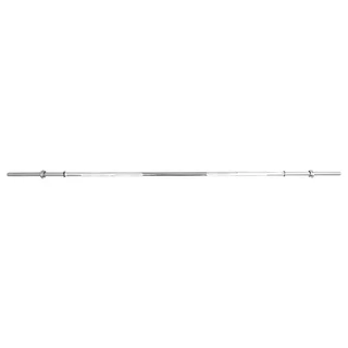 Vzpěračská tyč inSPORTline Welenorty rovná 220cm/30mm se závitem a objímkami