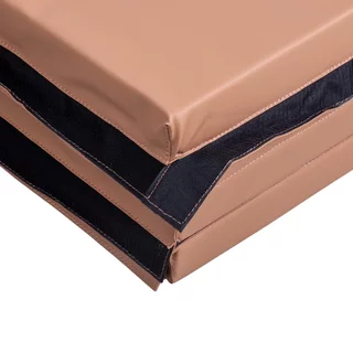 Skládací gymnastická žíněnka inSPORTline Kvadfold 200x120x5 cm - hnědá