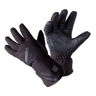 Heated Motorcycle/Cycling Gloves W-TEC HEATnoir - Black