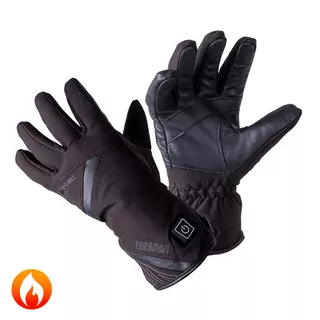 W-TEC HEATnoir Beheizte Motorrad- und Skihandschuhe - schwarz