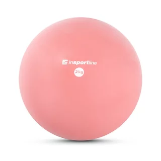 Jóga míč inSPORTline Yoga Ball 2 kg - černá - růžová