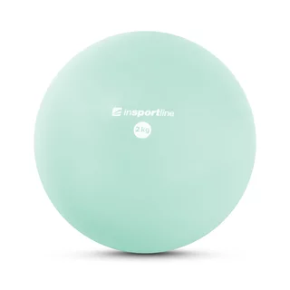 Jóga míč inSPORTline Yoga Ball 2 kg - černá - mentolová