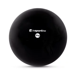 Jóga míč inSPORTline Yoga Ball 2 kg - černá - černá