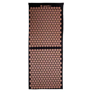 Akupresurní podložka inSPORTline AKU-1000 125 x 50 cm - černá-mocha mousse