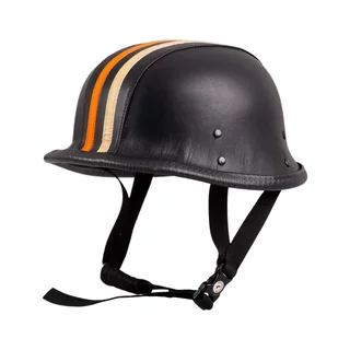 Retro Open-Face Motorcycle Helmet Sodager Stripes
