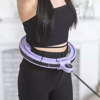 Hula hop z magnesami i obciążeniem inSPORTline Weight Hoop Pro 69-105 cm