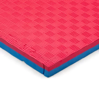 Puzzle-Tatami-Matte inSPORTline Malmeida 100x100x4 cm - mocha mousse-černá, vzor 5 proužků