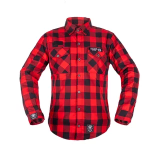 Košile W-TEC Black Heart Respector - červeno-černá